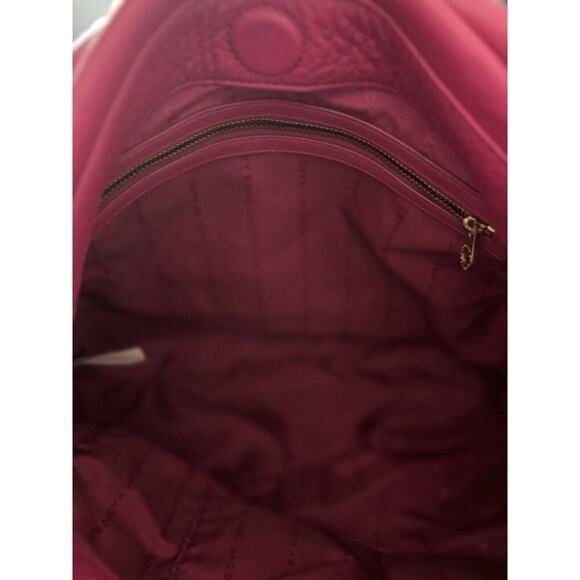 Marc by Marc Jacobs Classic Hillier Leather Hobo Bag Pink Magenta Dust bag Strap - Picture 9 of 11